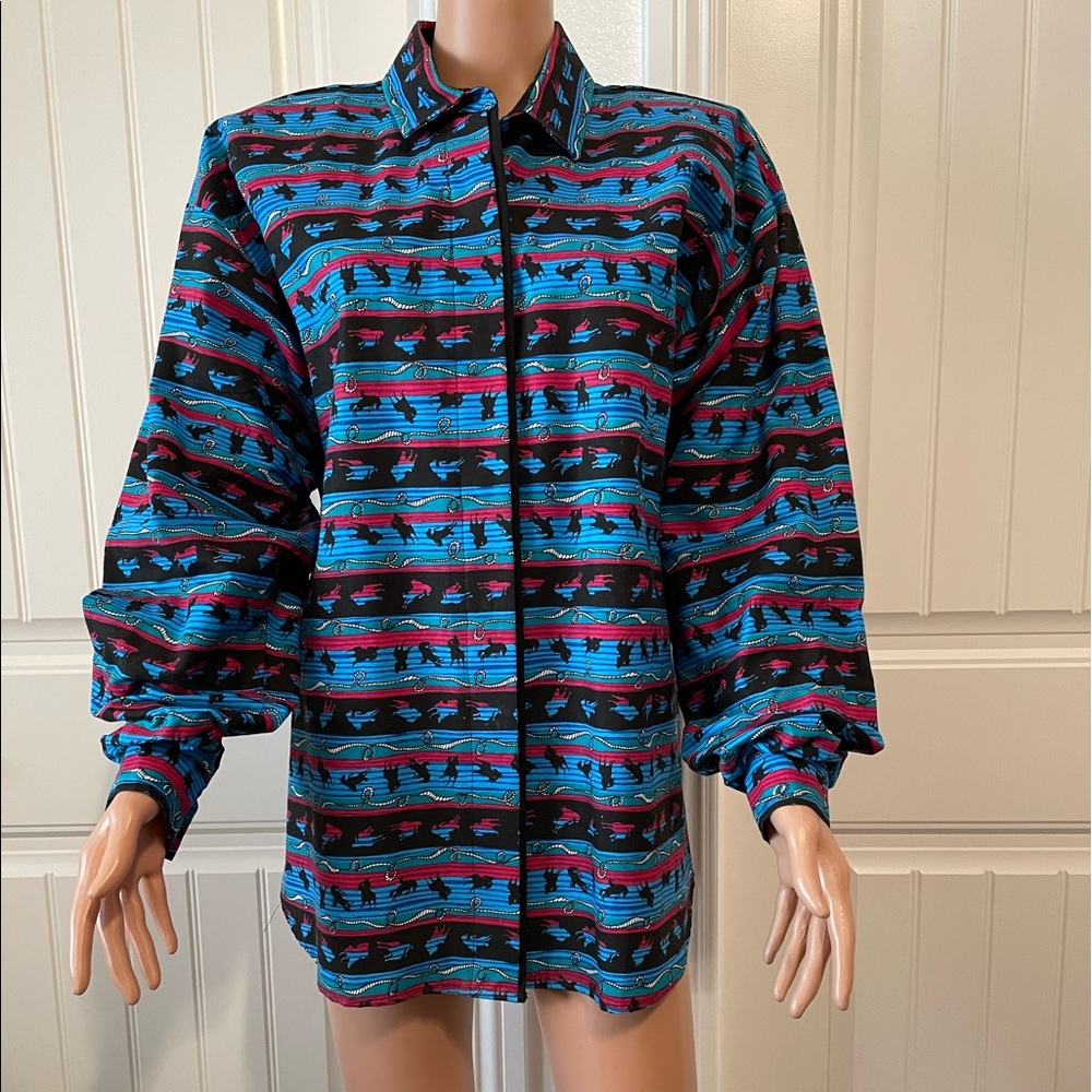 VINTAGE ROPER WESTERN SHIRT- 90’s SUPER CUTE BACK